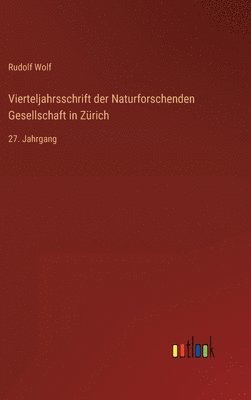 bokomslag Vierteljahrsschrift der Naturforschenden Gesellschaft in Zrich