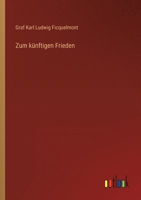 bokomslag Zum künftigen Frieden