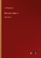 A Ghislanzoni, A. Ghislanzoni - Biblioteca Minima, Häftad