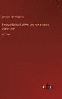 bokomslag Biographisches Lexikon des Kaiserthums Oesterreich