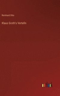 bokomslag Klaus Groth's Vertelln