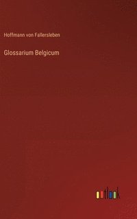 bokomslag Glossarium Belgicum