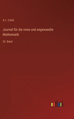 bokomslag Journal für die reine und angewandte Mathematik