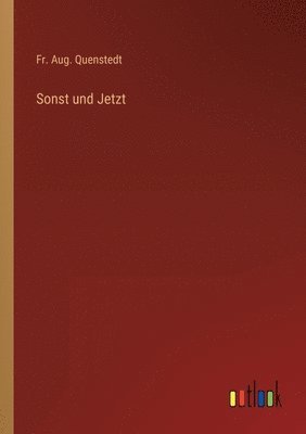 bokomslag Sonst und Jetzt