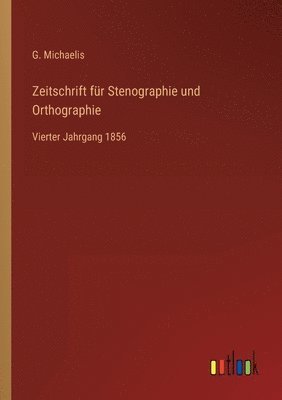bokomslag Zeitschrift für Stenographie und Orthographie