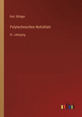 bokomslag Polytechnisches Notizblatt