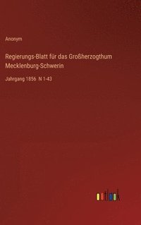 bokomslag Regierungs-Blatt fr das Groherzogthum Mecklenburg-Schwerin