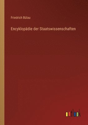 bokomslag Encyklopadie der Staatswissenschaften