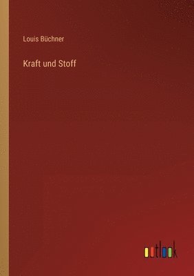 bokomslag Kraft und Stoff