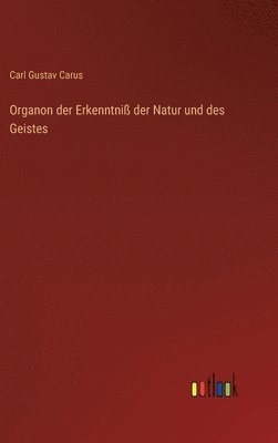 bokomslag Organon der Erkenntni der Natur und des Geistes