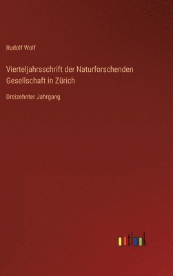 bokomslag Vierteljahrsschrift der Naturforschenden Gesellschaft in Zrich