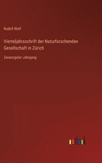 bokomslag Vierteljahrsschrift der Naturforschenden Gesellschaft in Zrich