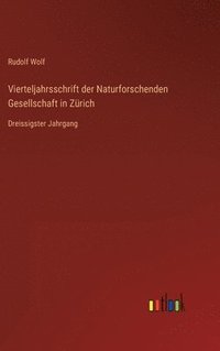 bokomslag Vierteljahrsschrift der Naturforschenden Gesellschaft in Zrich