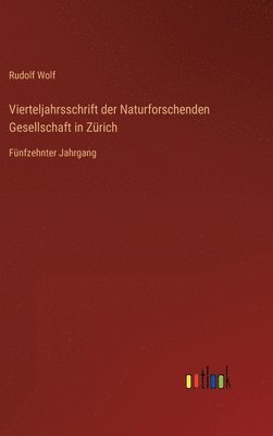 Vierteljahrsschrift der Naturforschenden Gesellschaft in Zrich 1