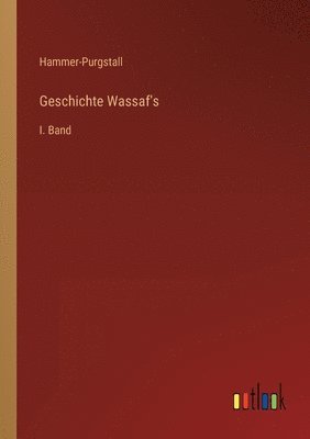 bokomslag Geschichte Wassaf's