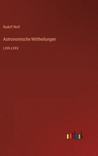bokomslag Astronomische Mittheilungen