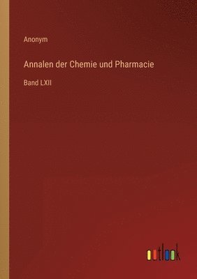 bokomslag Annalen der Chemie und Pharmacie