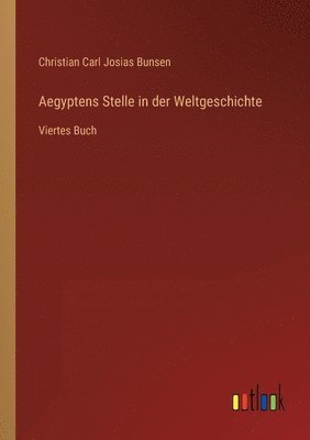 bokomslag Aegyptens Stelle in der Weltgeschichte