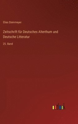 bokomslag Zeitschrift fr Deutsches Alterthum und Deutsche Litteratur