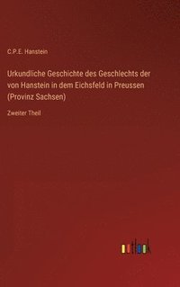 bokomslag Urkundliche Geschichte des Geschlechts der von Hanstein in dem Eichsfeld in Preussen (Provinz Sachsen)