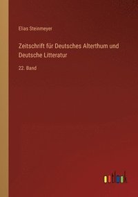 bokomslag Zeitschrift fr Deutsches Alterthum und Deutsche Litteratur