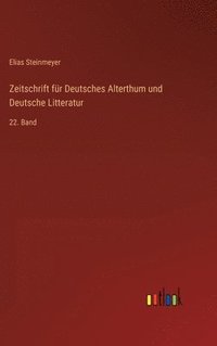 bokomslag Zeitschrift fr Deutsches Alterthum und Deutsche Litteratur