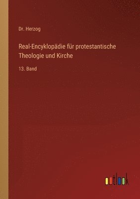 Herzog, Dr. Herzog - Real-Encyklopädie für protestantische Theologie und Kirche, Häftad