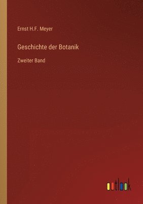 bokomslag Geschichte der Botanik