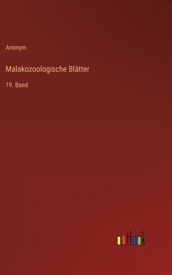 bokomslag Malakozoologische Bltter