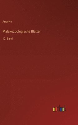 bokomslag Malakozoologische Bltter