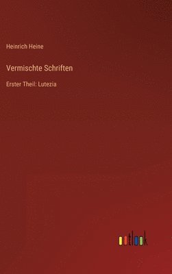 Vermischte Schriften 1