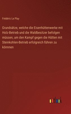 bokomslag Grundstze, welche die Eisenhttenwerke mit Holz-Betrieb und die Waldbesitzer befolgen mssen, um den Kampf gegen die Htten mit Steinkohlen-Betrieb erfolgreich fhren zu knnnen