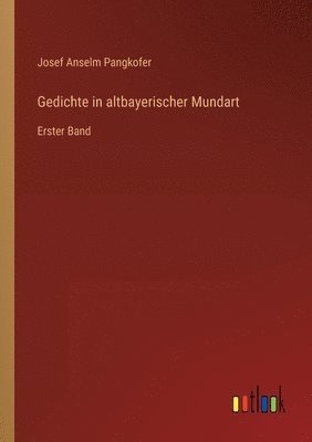 bokomslag Gedichte in altbayerischer Mundart