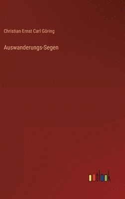 bokomslag Auswanderungs-Segen