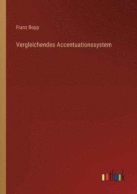 bokomslag Vergleichendes Accentuationssystem