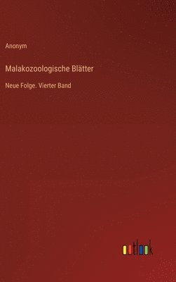 bokomslag Malakozoologische Blätter