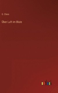 bokomslag Über Luft im Blute
