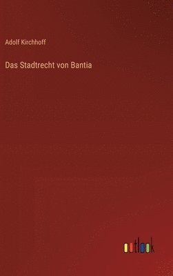 Das Stadtrecht von Bantia 1