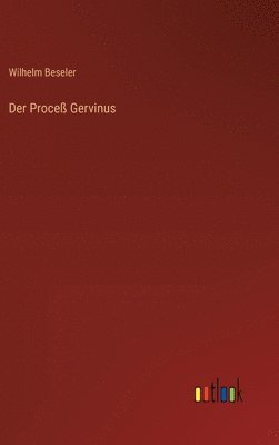 bokomslag Der Proce Gervinus