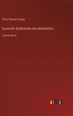 bokomslag Deutsche Stadtrechte des Mittelalters