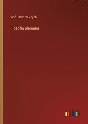 bokomslag Filosofa alemana