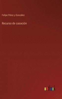 bokomslag Recurso de casación
