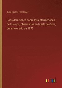 bokomslag Consideraciones sobre las enfermedades de los ojos, observadas en la isla de Cuba, durante el ao de 1875