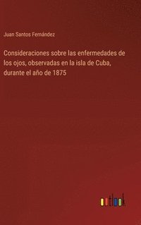 bokomslag Consideraciones sobre las enfermedades de los ojos, observadas en la isla de Cuba, durante el ao de 1875