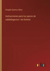 bokomslag Instrucciones para los jueces de subdelegacion I de Distrito