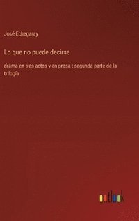 bokomslag Lo que no puede decirse