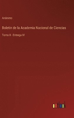 bokomslag Boletin de la Academia Nacional de Ciencias