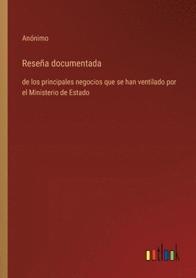 bokomslag Reseña documentada