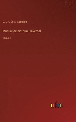 bokomslag Manual de historia universal