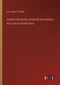 bokomslag Exmen del estado actual de los esclavos de la Isla de Puerto Rico